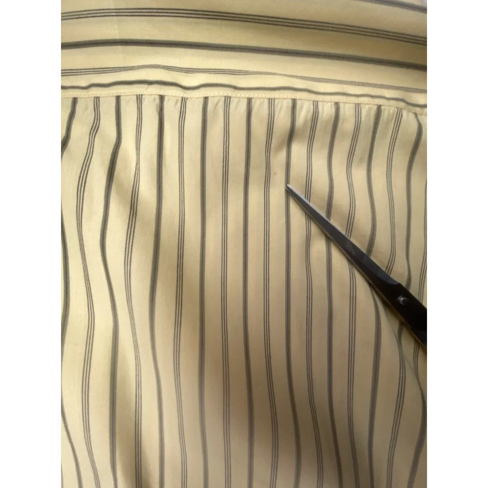 Banana Republic Journeyman Shirt Size Large Vintage 80s 100% Cotton Button Front